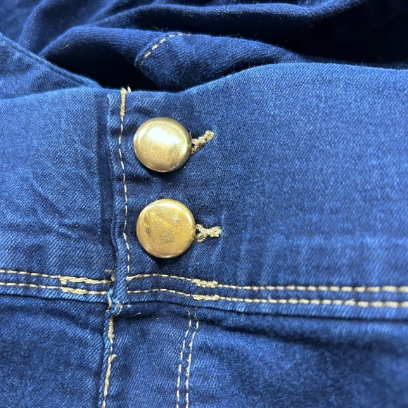 Just Be Women's Skinny Jeans in Deep Blue - Picture 3 of 4